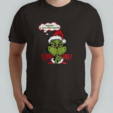 Egyedi pamut póló szöveggel - A Grinch titka