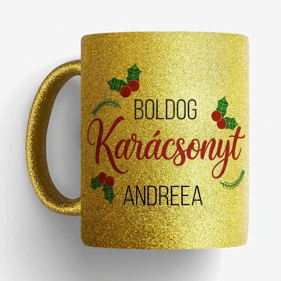 Személyre szabott bögre névvel - Karácsony