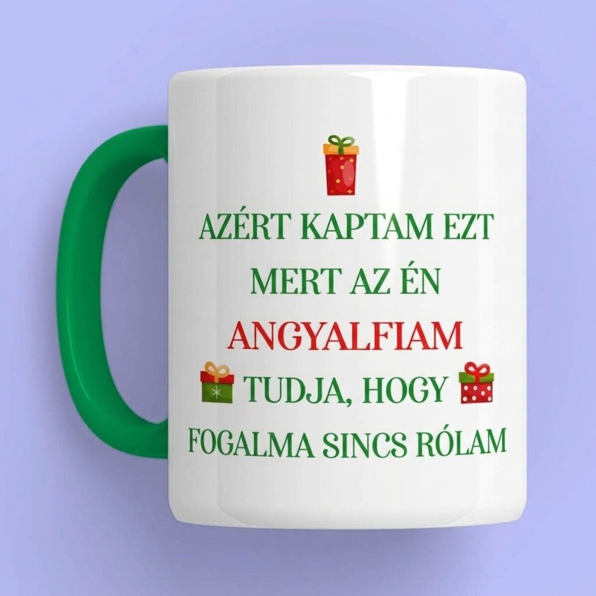 Személyre szabott bögre szöveggel - Titkos Mikulás
