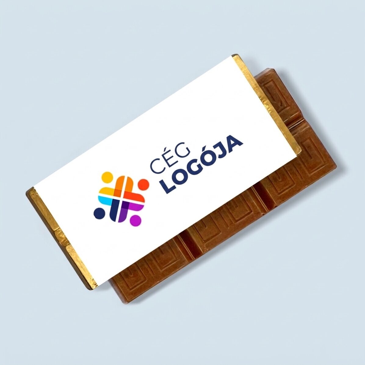 Logóval személyre szabott mini csokoládétábla