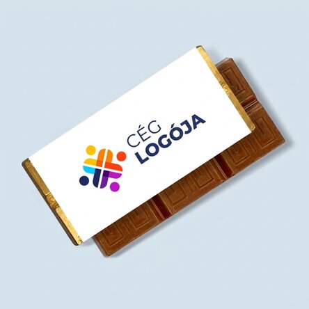 Logóval személyre szabott mini csokoládétábla