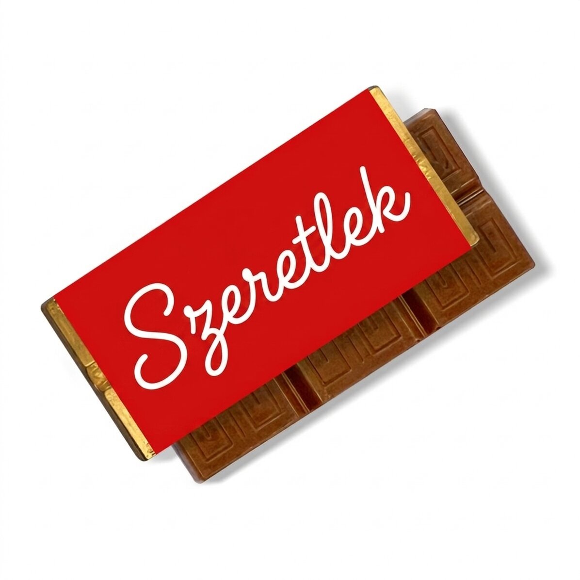 Mini csokoládé tábla, személyre szabott üzenettel