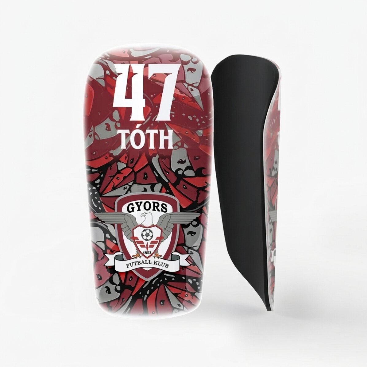 FC Rapid futballvédők személyre szabott szöveggel - Stone