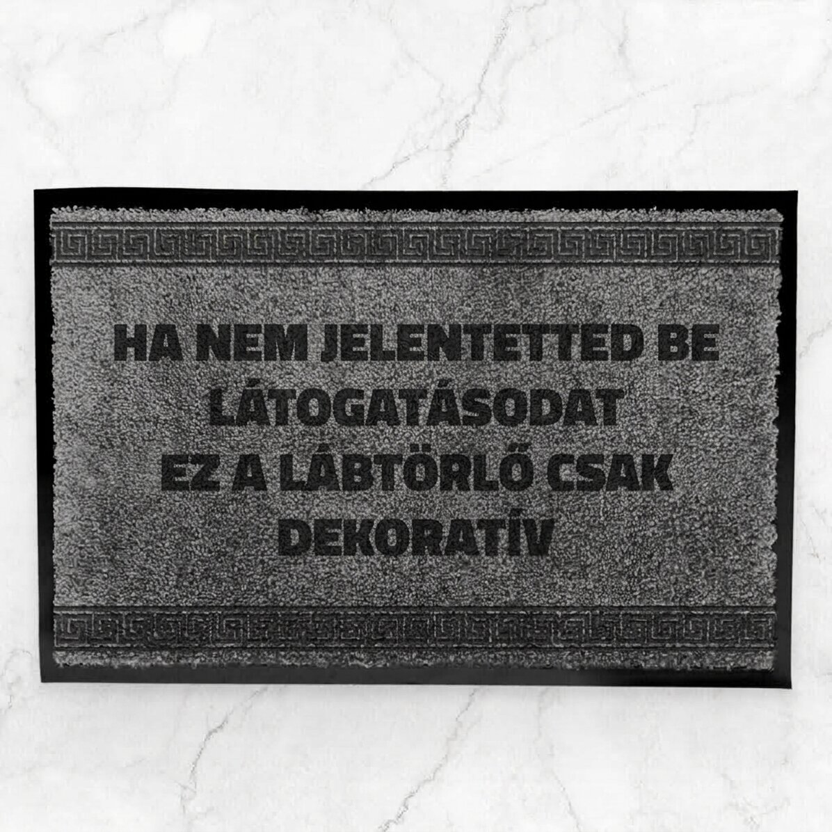 Személyre szabott beltéri bejárati szőnyeg – Bejelentés nélküli látogatás