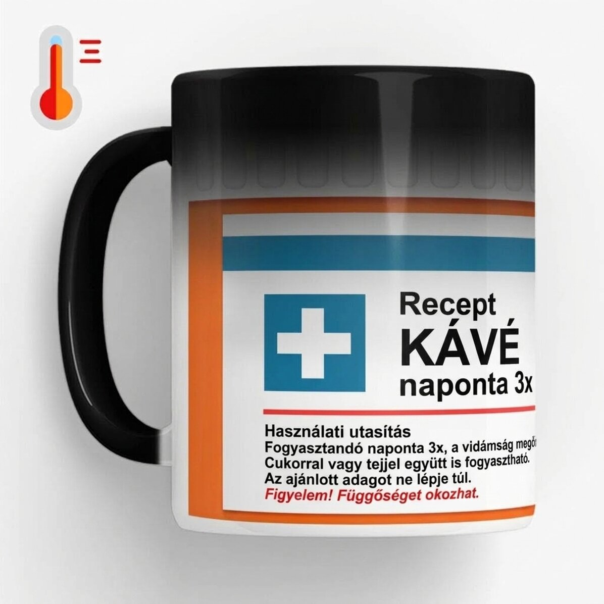 Személyre szabott, hőérzékeny bögre üzenettel - Vény