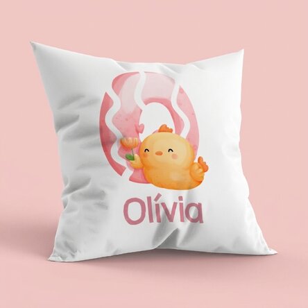 Személyre szabott párna névvel és kezdőbetűvel - Cute