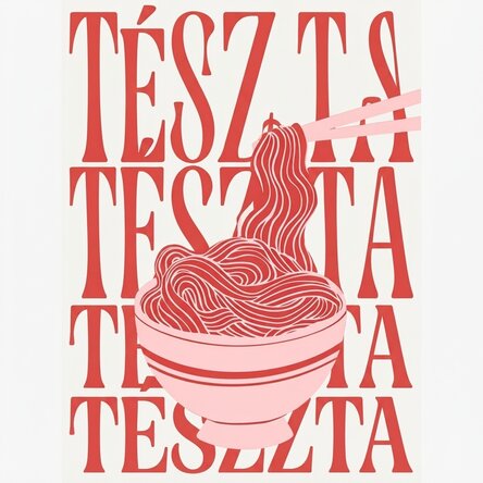 Tésztarajongó poszter