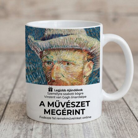 Poszter Vincent van Gogh, Önarckép szürke filc kalappal, 1887