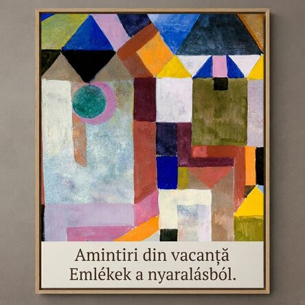 Paul Klee poszter, Színes építészet, 1917