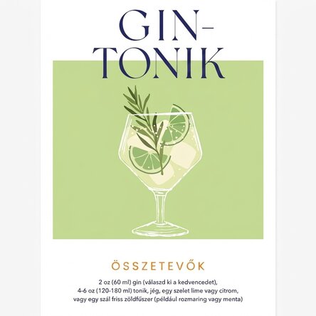 Gin és tonik poszter