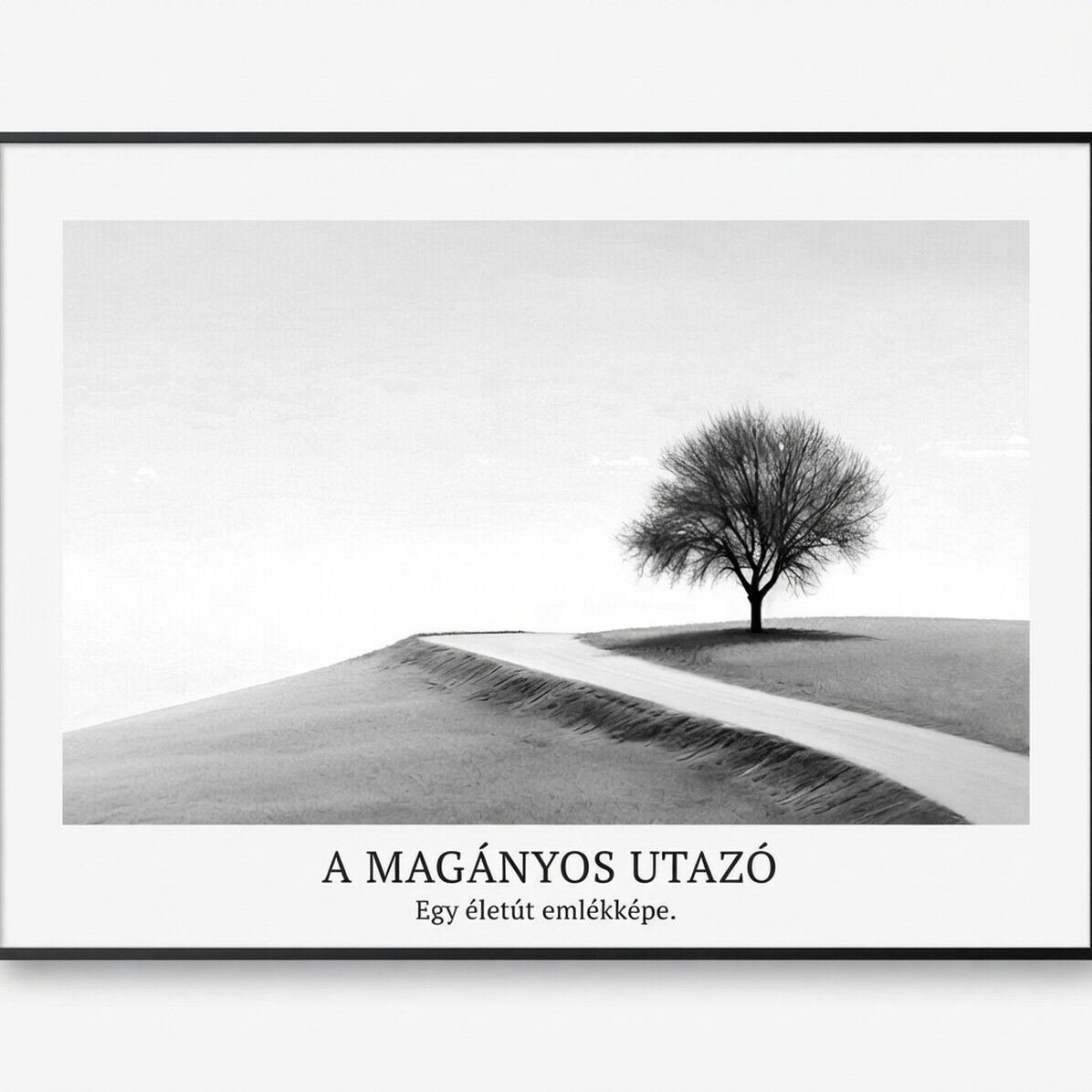 Tájkép poszter - A magányos fa