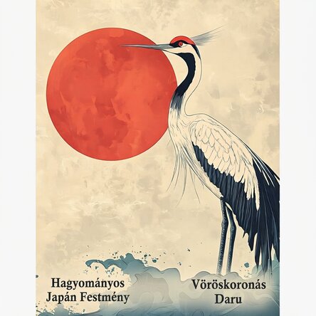 Japán daru poszter