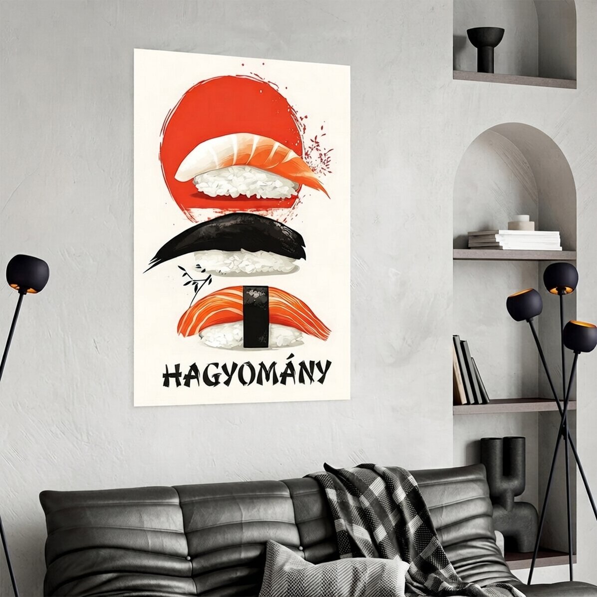 Sushi művészet poszter