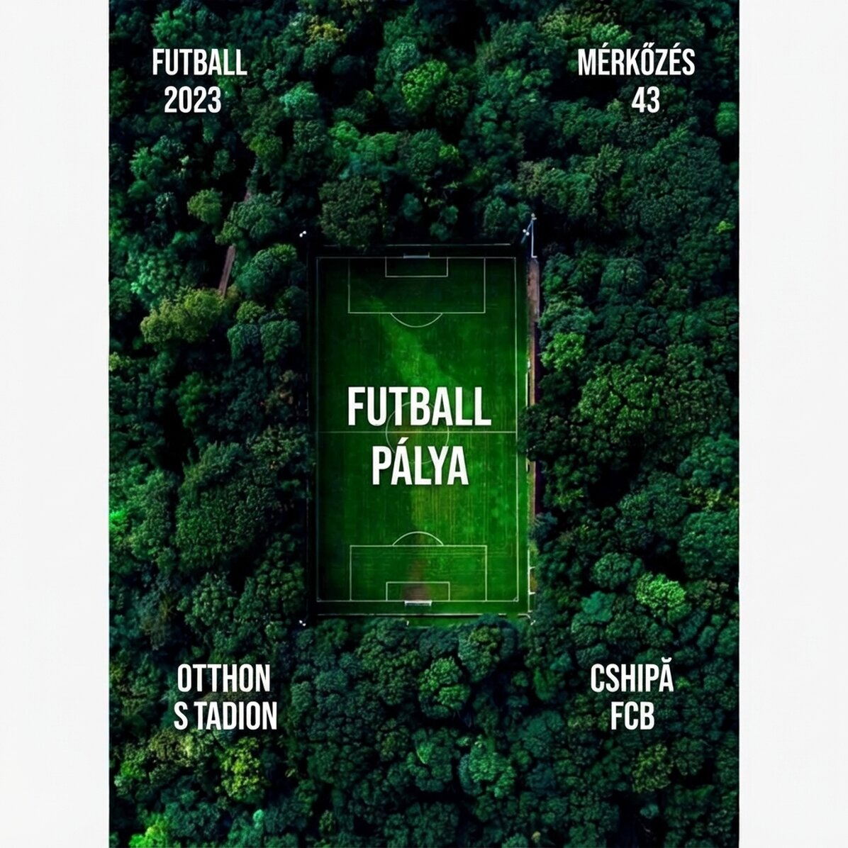 Futballpálya poszter
