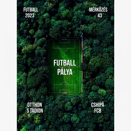 Futballpálya poszter