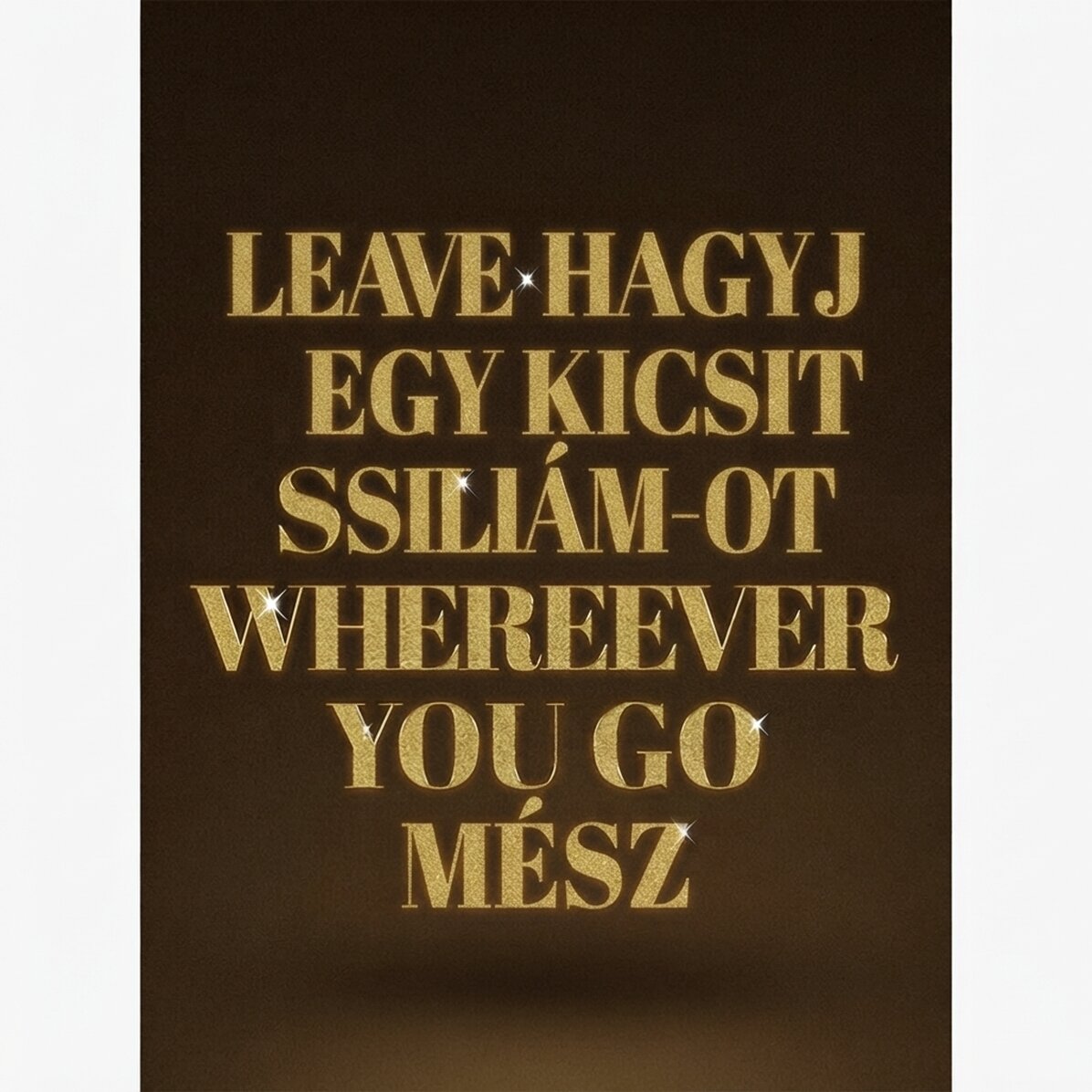 Poszter Hagyj egy szikrát