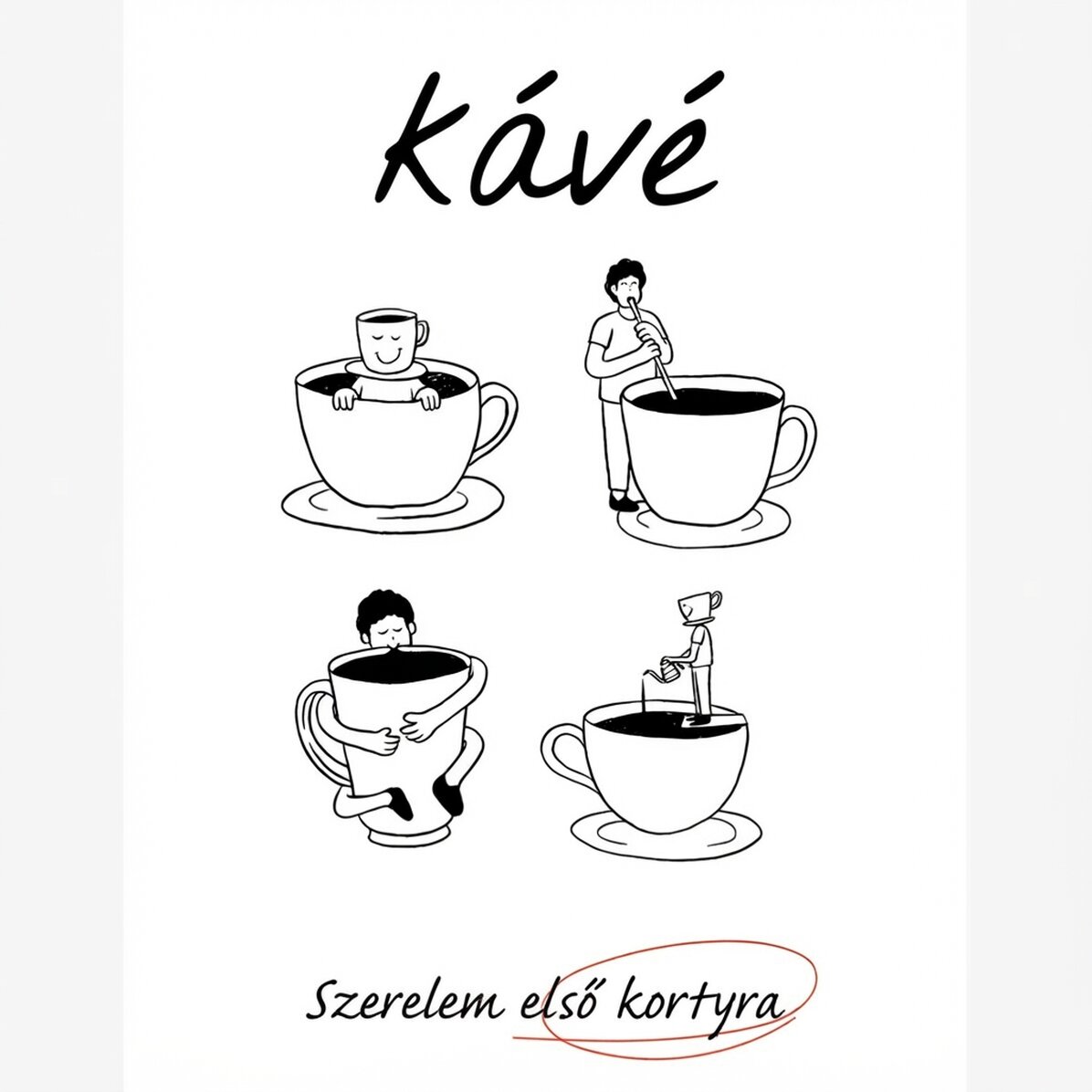 Kávé szerelem poszter