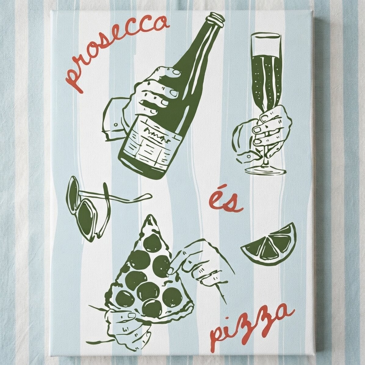 Prosseco & Pizza poszter