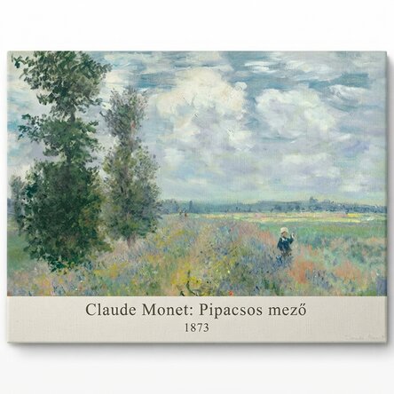 Tájkép poszter - Claude Monet, Poppy Field near Argenteuil, 1875