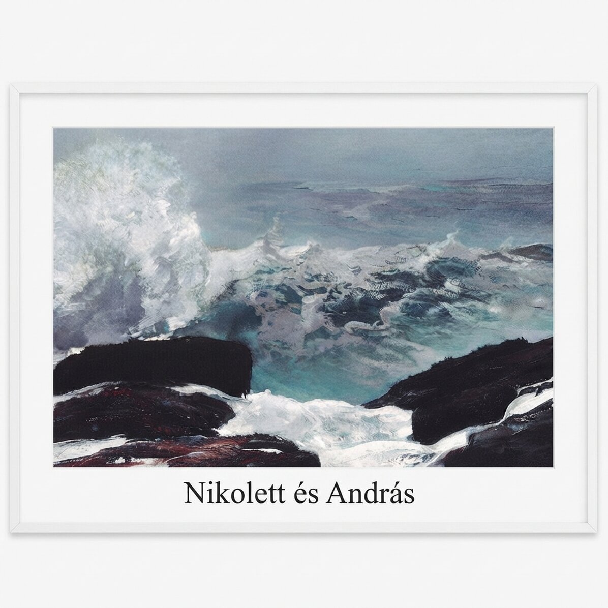 Tájkép poszter - Winslow Homer - Northeaster 1895