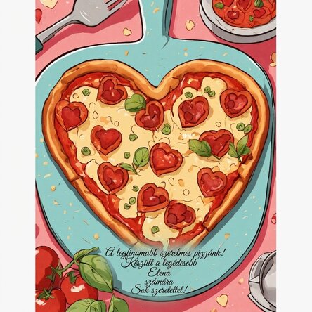 Pizza Heart poszter