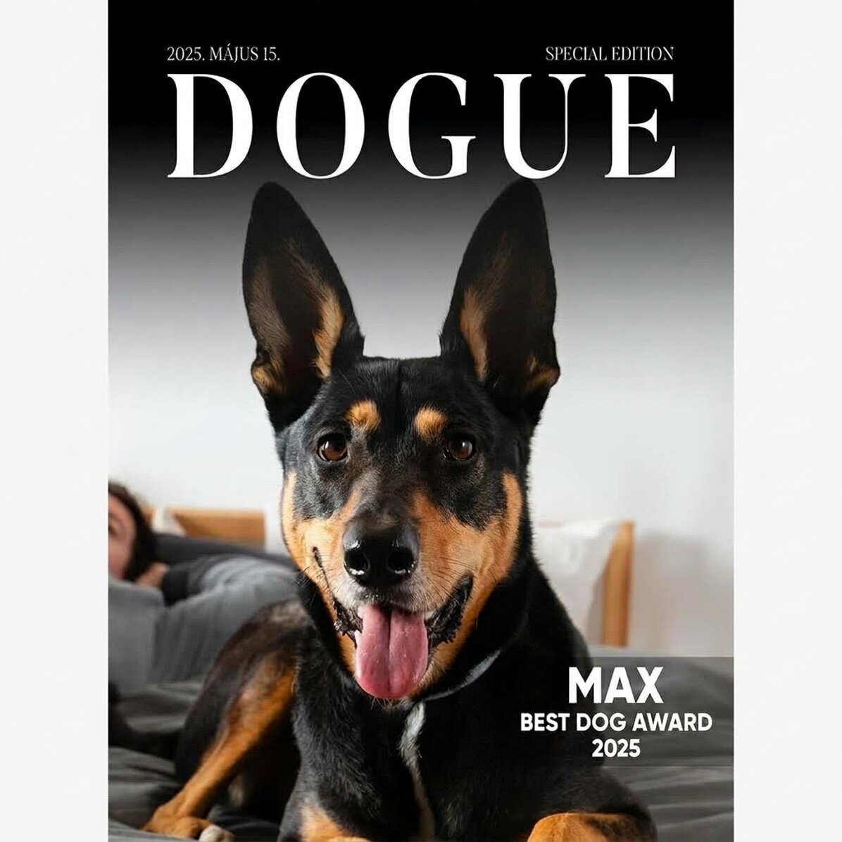 Személyre szabott poszter fotóval és szöveggel - Dogue