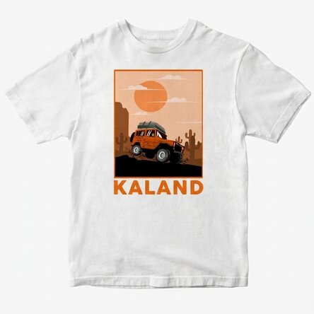 Személyre szabott pamut póló gyerekeknek - Kaland