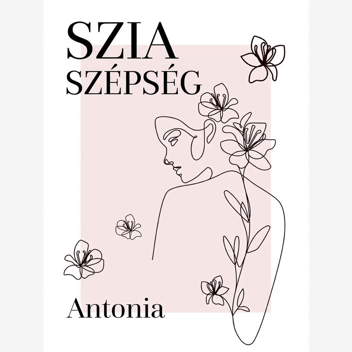Személyre szabott poszter szöveggel - Ciao Bella