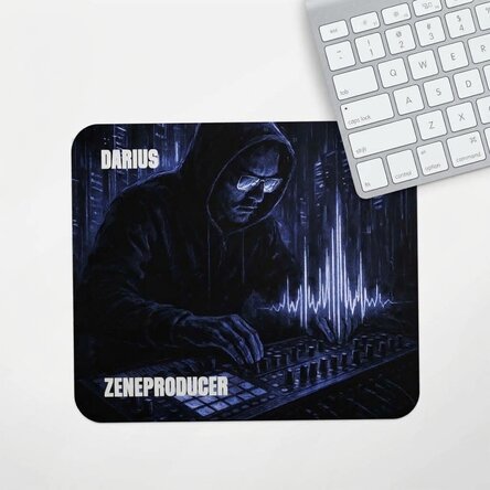 Személyre szabott egérpad szöveggel - Zenei producer