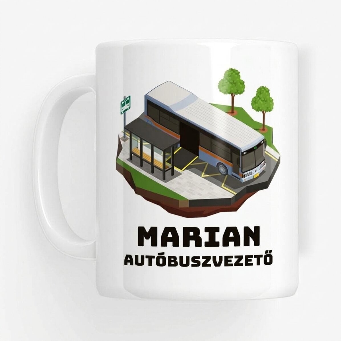 Személyre szabott bögrék szöveggel sofőröknek - Buszsofőr