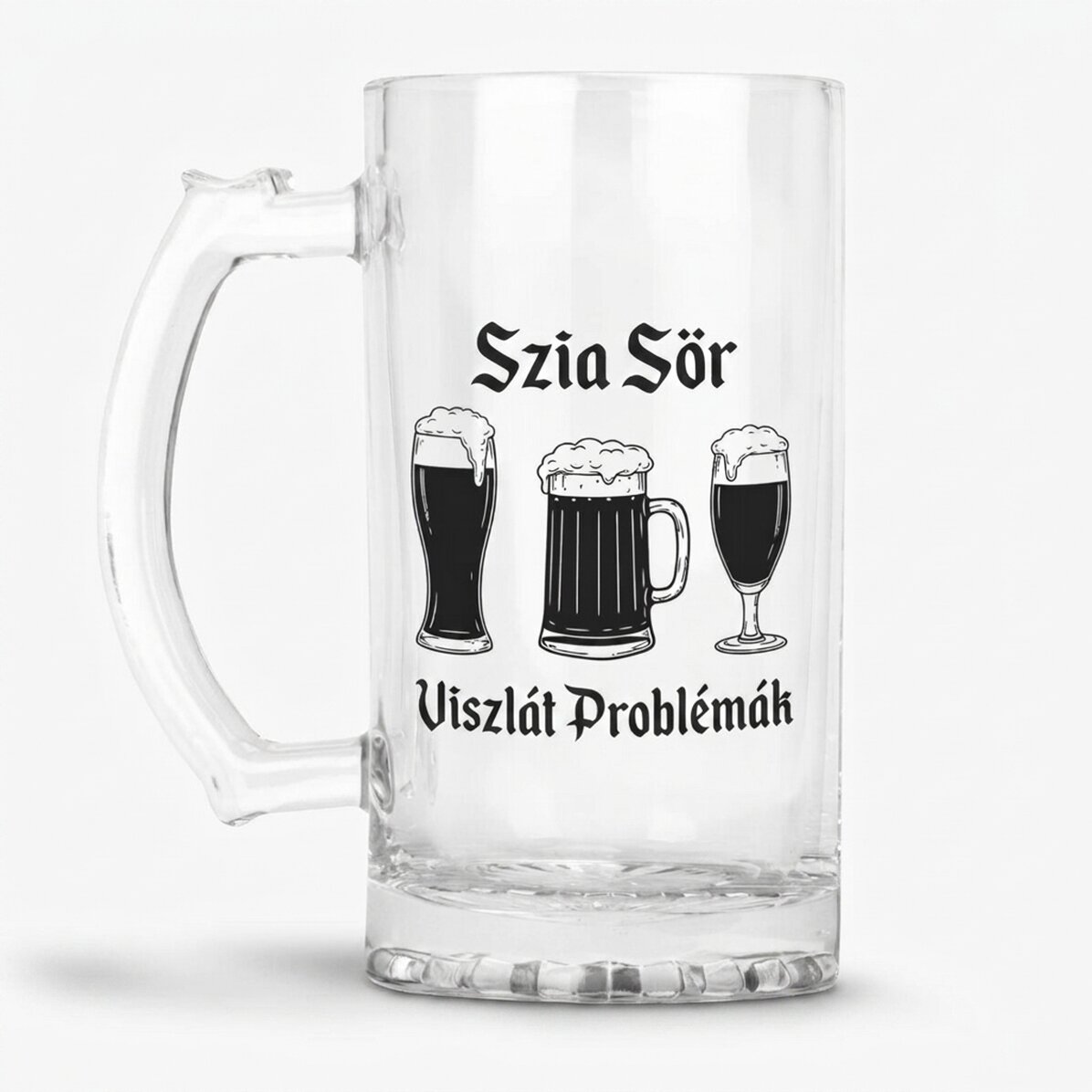 Személyre szabott söröskorsó üzenettel - Hello Beer