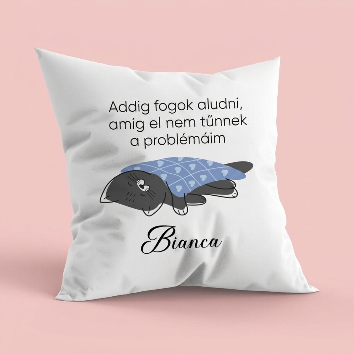Személyre szabott párna szöveggel - Problémák