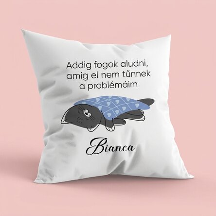 Személyre szabott párna szöveggel - Problémák