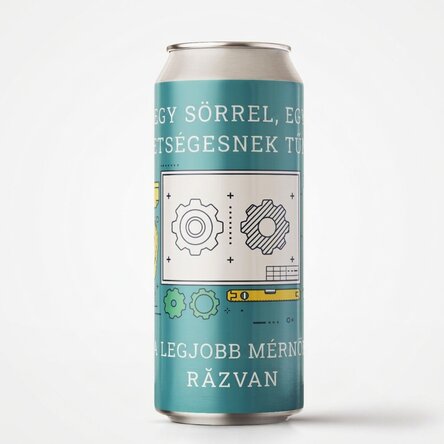 Személyre szabott sörösdoboz szöveggel - Mérnök