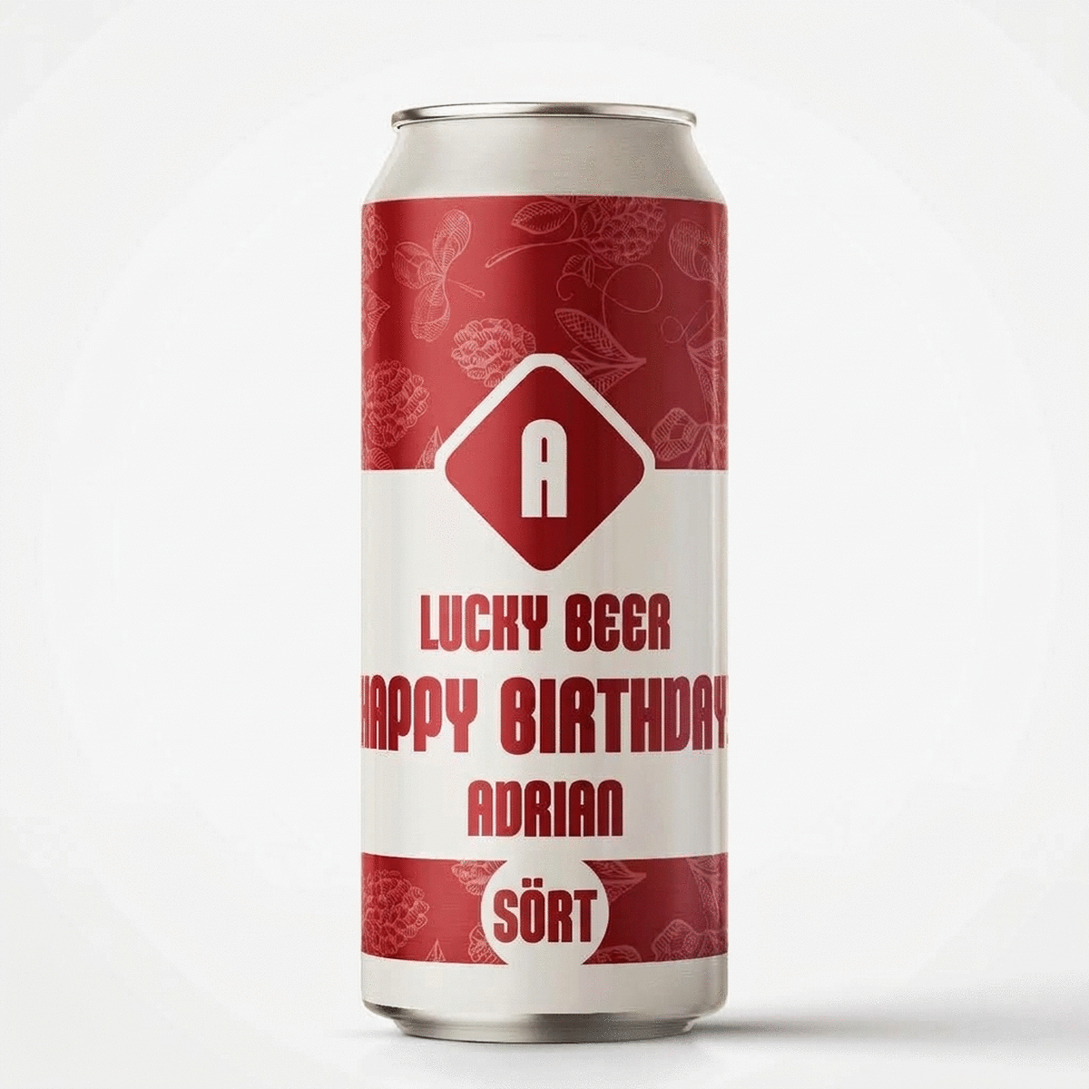 Személyre szabott sörösdoboz szöveggel - Lucky Beer
