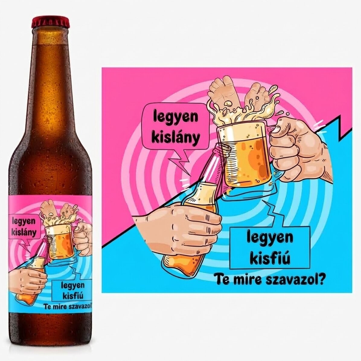Személyre szabott sör szöveggel - Nem kiderítése