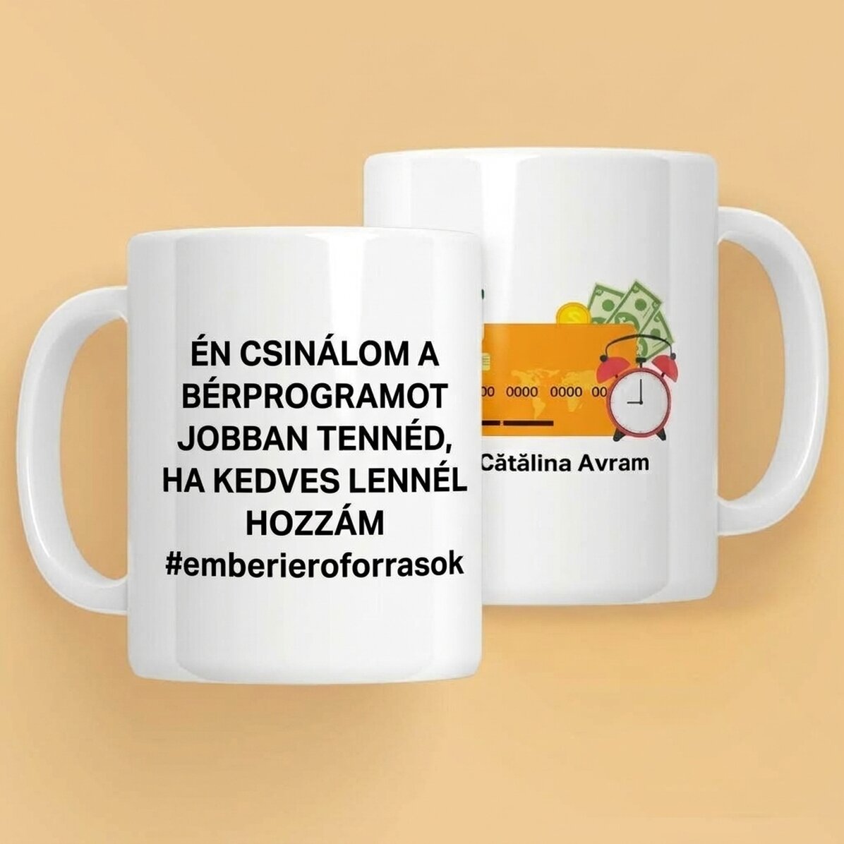 Személyre szabott bögre szöveggel - HR