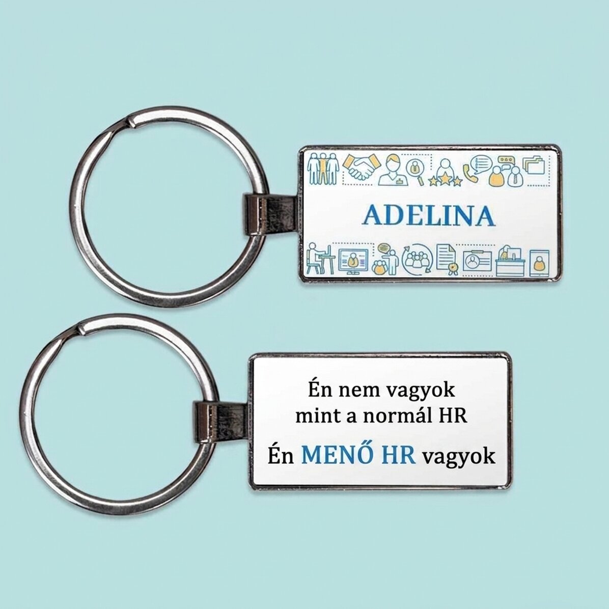 Személyre szabott kulcstartó szöveggel - HR