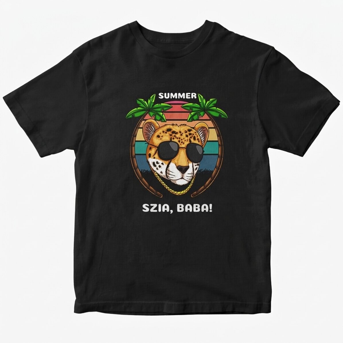 Személyre szabott pamut póló szöveggel - Jaguar stílusban