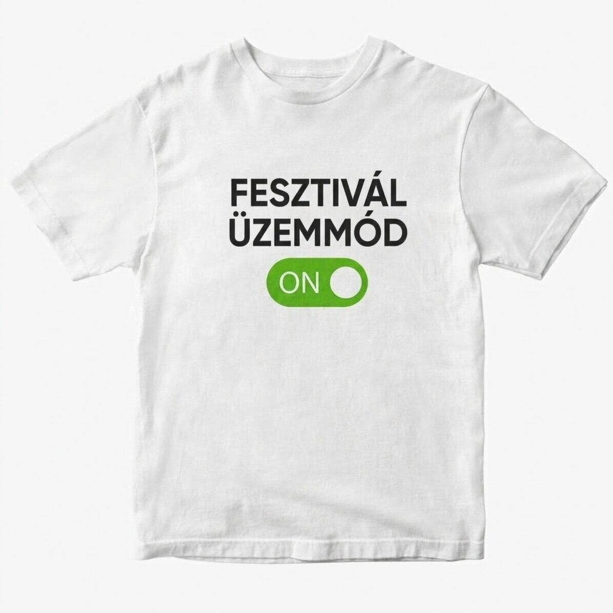 Személyre szabott pamut póló szöveggel - Festival Mode