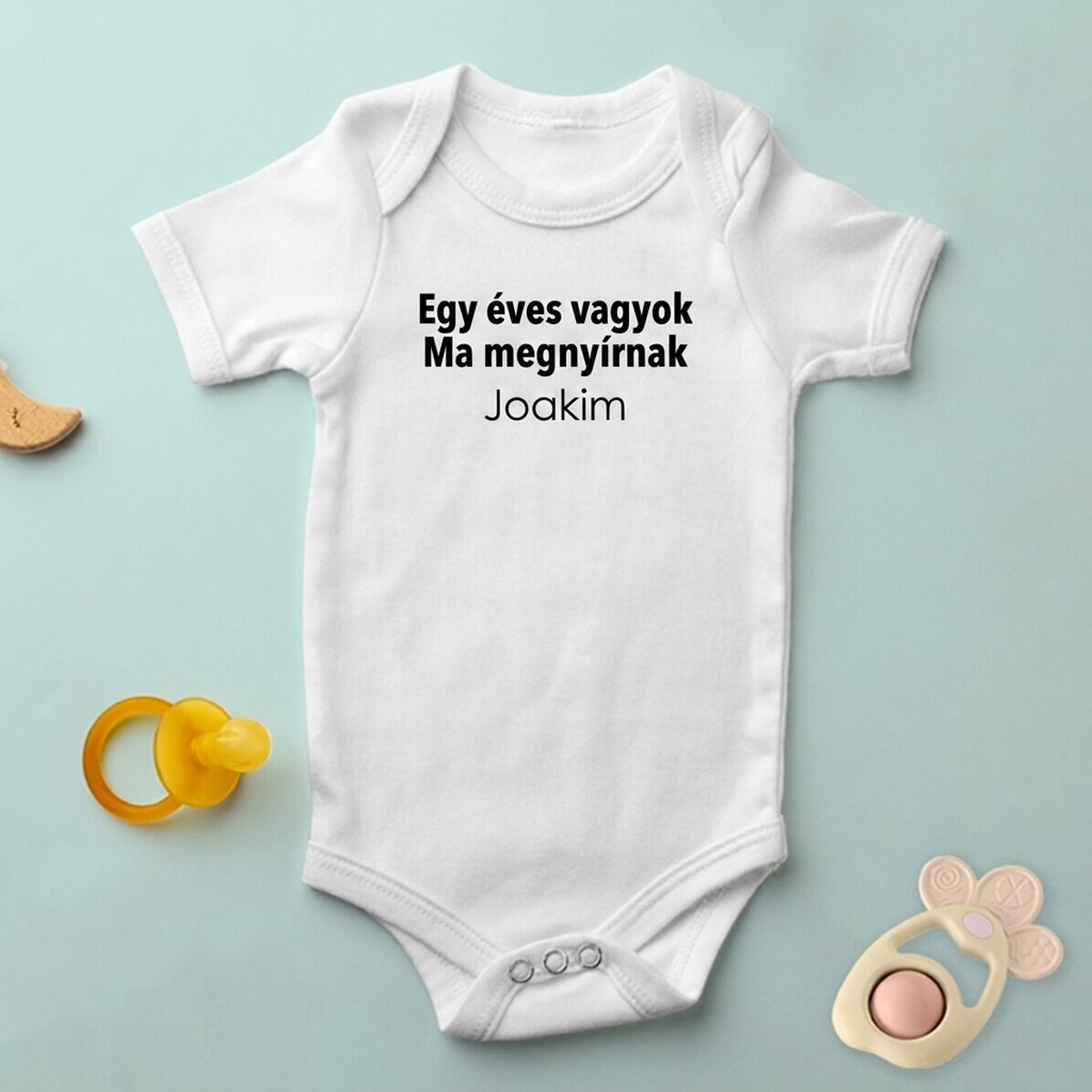 Személyre szabott baba body szöveggel - Mot Cut
