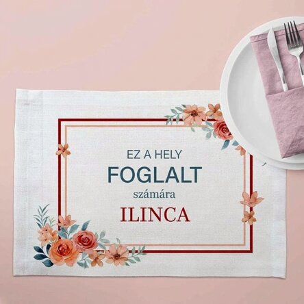 Személyre szabott rendszámtábla-tartó szöveggel – Fenntartva