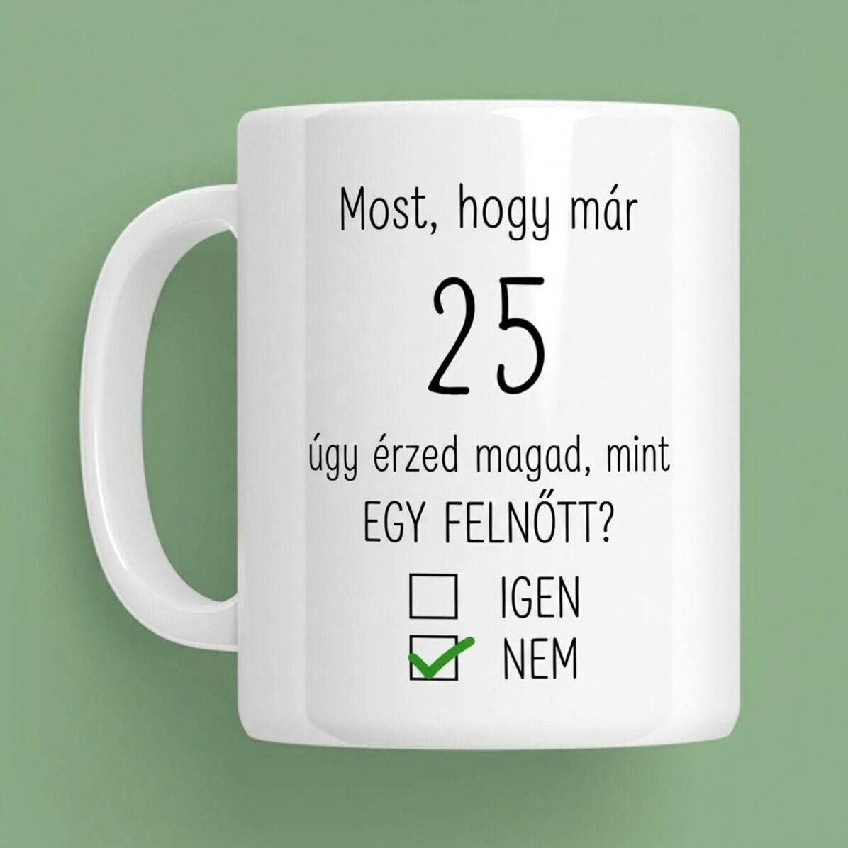 Személyre szabott bögre üzenettel - Születésnap