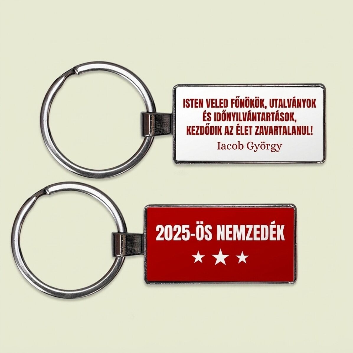 Személyre szabott kulcstartó szöveggel - Nyugdíjas