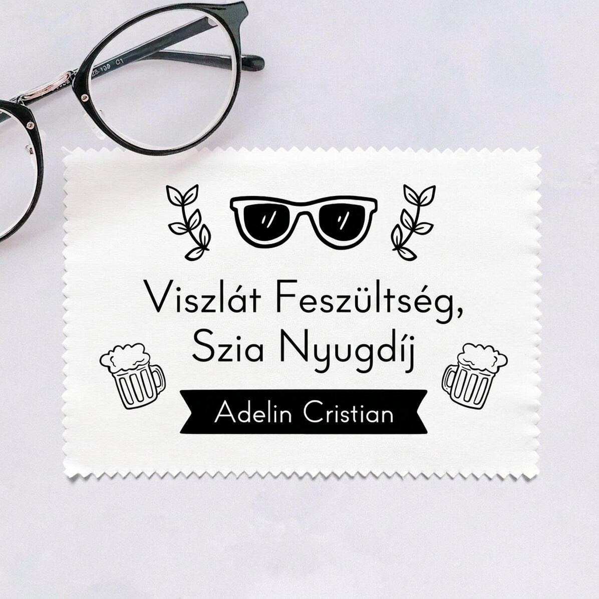 Személyre szabott kendő képernyők/üvegek tisztításához - Nyugdíjas