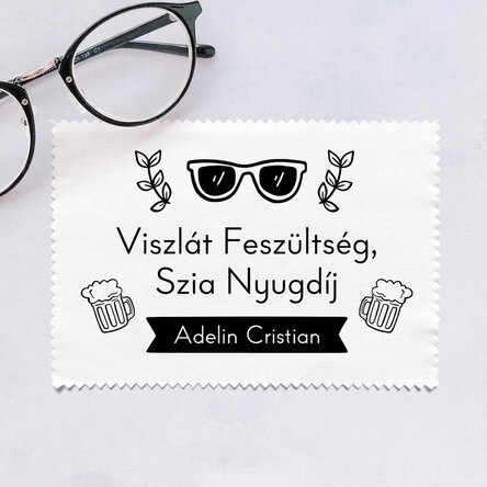 Személyre szabott kendő képernyők/üvegek tisztításához - Nyugdíjas