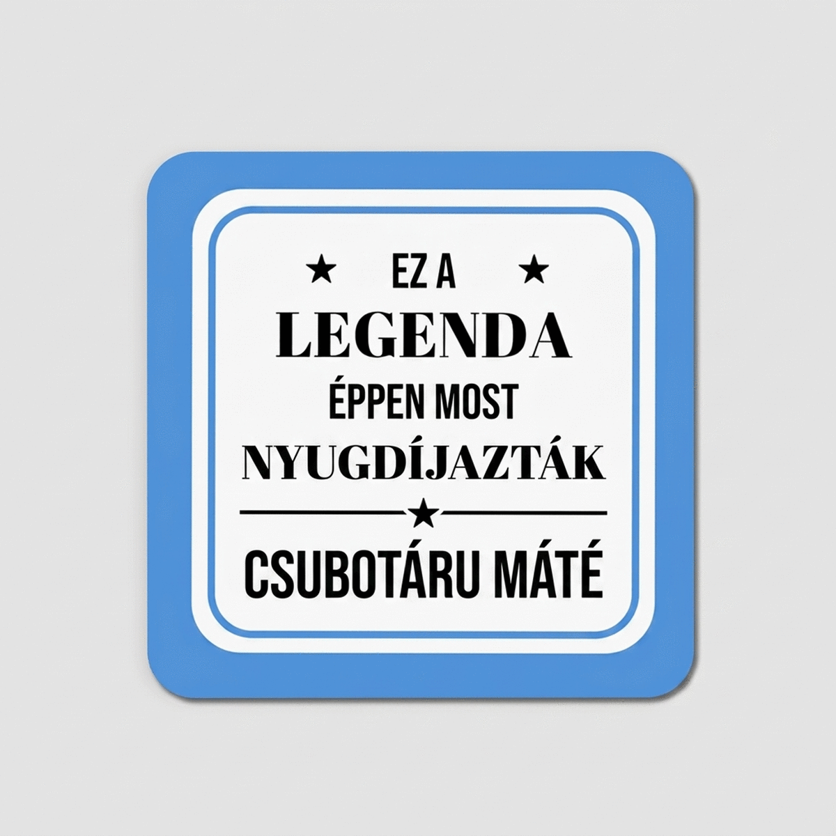 Személyre szabott üveg tartó szöveggel - Vendégház