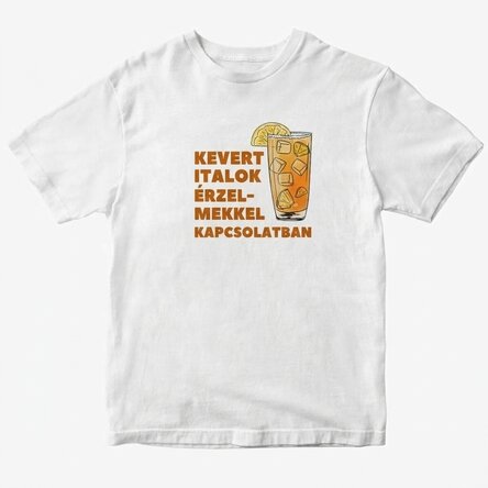 Egyedi pamut póló szöveggel - Ivás
