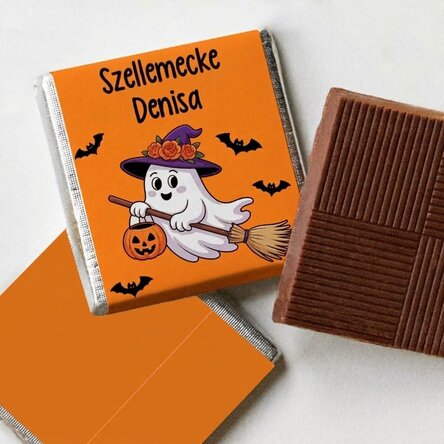 Mini csokoládé, személyre szabott szöveggel - Szellem