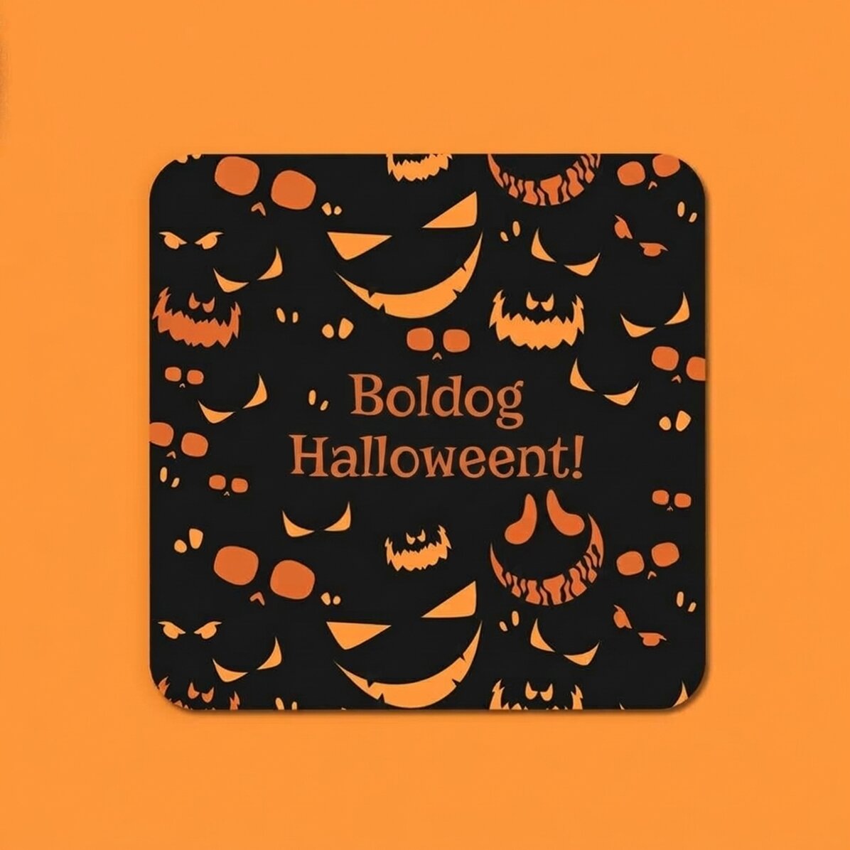 Személyre szabott üvegtartó szöveggel - Halloween